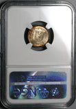 1937 NGC MS 64 Dominican Republic 10 Centavos Silver Gem Coin (23031602C)