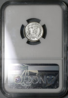1959 NGC MS 65 Dominican Republic Silver 10 Centavos Scarce Coin (21021402C)