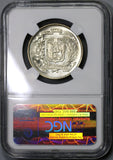1961 NGC MS 65 Dominican Republic Medio 1/2 Peso Coin GEM BU (18122601C)