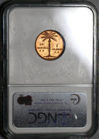 1942 NGC MS 64 RED Dominican Republic 1 Centavo Mint State Coin (20060801C)