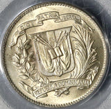 1944 PCGS MS 63 Dominican Republic Silver 5 Centavos Coin (19012901C)