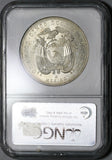 1943 NGC MS 64 Ecuador 5 Sucre Mexico City Mint State Coin (20102502C)