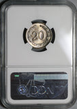 1946 NGC MS 65 Ecuador 20 Centavos GEM BU Coin (21020504C)