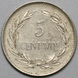 1919 Ecuador 5 Centavos AU Eagle Coin (21060506R)