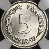 1937 NGC MS 65 Ecuador 5 Centavos GEM BU Coin (21021403C)