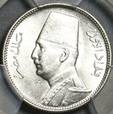 1929-BP PCGS MS-63 Egypt Silver 2 Piastres Fuad I AH 1348 Coin (21022301C)