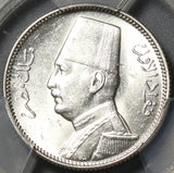 1929-BP PCGS MS-63 Egypt Silver 2 Piastres Fuad I AH 1348 Coin (21022301C)