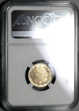 1885 NGC MS 65 Egypt 2 Qirsh Ottoman Empire 1293/10W Silver Coin (21062403C)