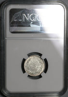 1898 NGC MS 63 Egypt 2 Qirsh Ottoman Emp 1293/24W 500K Silver Coin POP 3/2 (21052002D)