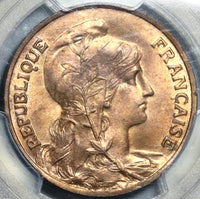 1902 PCGS MS 64 France 10 Centimes Marianne Dupuis Mint State Coin (20112401D)