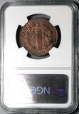 1792-D NGC MS 61 France 12 Deniers Louis XVI Lyon Mint Revolution Coin (23033101C)