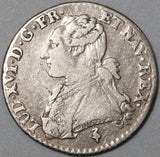 1778/7-A France 12 Sols Louis XVI 1/10 Ecu AVF Silver Coin (20071401R)