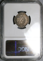 1783-A NGC AU 50 France Louis XVI 12 Sols Overstruck 1/10 Ecu Paris Silver 70k Coin (22061203C)