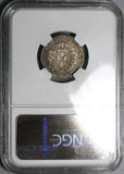 1783-A NGC AU 50 France Louis XVI 12 Sols Overstruck 1/10 Ecu Paris Silver 70k Coin (22061203C)