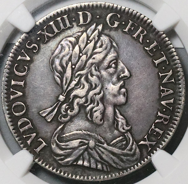 1643-A NGC XF 40 France 1/2 Ecu Louis XII Paris Rose Silver Coin (22070301C)