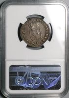 1784-& NGC AU 50 Louis XVI France 1/2 Sol Aix Mint Coin POP 1/0 (21121105C)