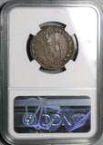 1784-& NGC AU 50 Louis XVI France 1/2 Sol Aix Mint Coin POP 1/0 (21121105C)