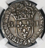 1607-9 NGC VF 30 France 1/4 Ecu Henry IV Silver Coin Rennes POP 1/0 (20010201C)
