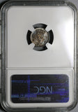 1829-W NGC AU 58 France 1/4 Franc Charles X 90% Silver Coin (19111802C)