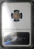 1833-D NGC AU 53 France 1/4 Franc Louis Philippe Rare Lyon 16k POP 1/0 Coin (22061204C)