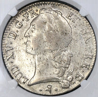 1770 NGC XF 40 France Louis XV Ecu Bern Cow Crown Coin POP 1/0 (19031802C)