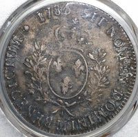1786-M PCGS XF 40 France Louis XVI Ecu Crown Toulouse Pedigree Silver Coin (20112001C)