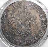 1786-M PCGS XF 40 France Louis XVI Ecu Crown Toulouse Pedigree Silver Coin (20112001C)