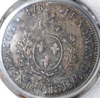 1786-M PCGS XF 40 France Louis XVI Ecu Crown Toulouse Pedigree Silver Coin (20112001C)