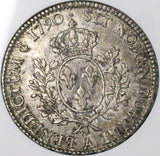 1790-A NGC XF 40 France Louis XVI Ecu Crown Silver Paris Coin (21090105C)