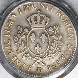 1790-D PCGS VF Det Louis XVI France Ecu Rare Lyon Mint Silver Dollar Coin (20102701C)