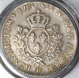 1790-D PCGS VF Det Louis XVI France Ecu Rare Lyon Mint Silver Dollar Coin (20102701C)