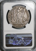 1793-M NGC VF 35 France Louis XVI Ecu Genius Constitution Toulouse Coin (19121402C)