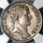 1807-A NGC AU 55 France Napoleon 1 Franc Rare Paris Mint Silver Coin POP 1/1 (19112701C)