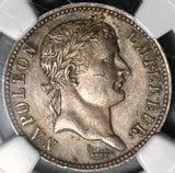 1807-A NGC AU 55 France Napoleon 1 Franc Rare Paris Silver Coin (19112701R)