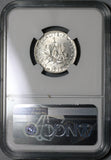 1915 NGC MS 65+ France 1 Franc Sower Silver WWI Mint State Coin (21031802C)