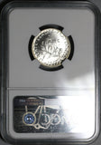 1917 NGC MS 66+ France 1 Franc Sower Mint State WWI Silver Coin (21050701C)