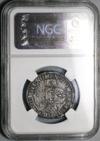 1563-M NGC XF 45 France Charles IX Teston Toulouse Silver Coin (21100302C)