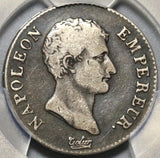 1804-Q PCGS F 15 France Napoleon 2 Francs Perpignan Rare Silver Coin 52K (20021101C)