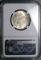 1866-K NGC MS 62 France 2 Francs Napoleon III Bordeaux Mint Key Silver Coin POP 1/2 (22072401C)