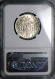 1866-K NGC MS 62 France 2 Francs Napoleon III Bordeaux Mint Key Silver Coin POP 1/2 (22072401C)