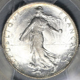 1916 PCGS MS 65 France 2 Francs Sower Silver Mint State GEM Coin (20121602C)