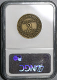 1927 NGC VF 30 France 2 Francs Rare Chamber Commerce Domard Coin (20022802C)