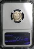 1873-A NGC MS 64 France 50 Centimes BU Silver Ceres 926k Minted Coin (21021501C)