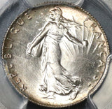 1919 PCGS MS 65 France Silver 50 Centimes Sower Semeuse Coin (20081501C)