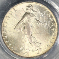 1919 PCGS MS 66 France 50 centimes BU Silver Sower Coin (19061601C)