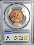 1913 PCGS MS 65 RB France 5 Centimes Marianne Dupuis Mint State Coin (22050805C)