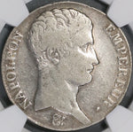1806-L NGC F 12 France 5 Francs Napoleon Empire Bayonne Silver Coin (18090405C)
