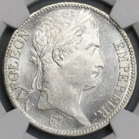 1811-A NGC MS 61 France 5 Francs Napoleon Paris Mint State Silver Coin (19080301C)