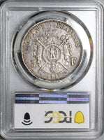 1868-BB PCGS XF 40 France 5 Francs Napoleon III Strasbourg Silver Coin (22060302C)