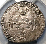 1498 PCGS XF 45 France Louis XII Douzain Tarascon Mint Silver Coin (22123001C)